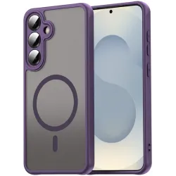 Phonesta AirFrost Back Cover Hülle mit MagSafe für Samsung Galaxy S24 FE - Matt Lila