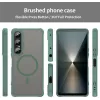 Phonesta AirFrost Back Cover Hülle mit MagSafe für Sony Xperia 1 VII - Matt Grün 8