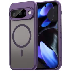 Phonesta AirFrost Back Cover Hülle mit MagSafe für Google Pixel 10 - Matt Lila