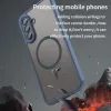 Phonesta AirFrost Back Cover Hülle mit MagSafe für Samsung Galaxy A17/A26 - Matt Blau 3