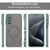 Phonesta AirFrost Back Cover Hülle mit MagSafe für Samsung Galaxy A17/A26 - Matt Grün 1