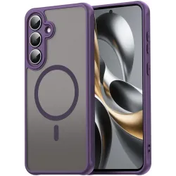 Phonesta AirFrost Back Cover Hülle mit MagSafe für Samsung Galaxy S25 FE - Matt Lila