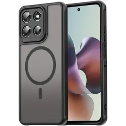 Phonesta AirFrost Back Cover Hülle mit MagSafe für Motorola Moto G56 - Mattschwarz