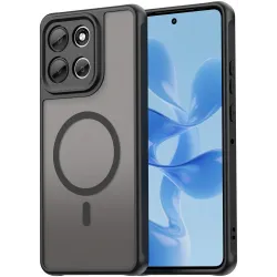 Phonesta AirFrost Back Cover Hülle mit MagSafe für Motorola Moto G86/G86 Power - Mattschwarz