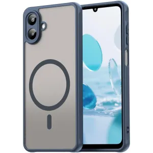 Phonesta AirFrost Back Cover Hülle mit MagSafe für Samsung Galaxy A07 4G - Matt Blau