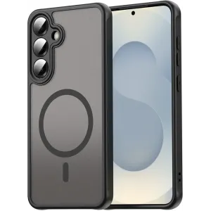 Phonesta AirFrost Back Cover Hülle mit MagSafe für Samsung Galaxy A36/A56 - Mattschwarz