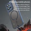 Phonesta AirFrost Back Cover Hülle mit MagSafe für Motorola Edge 60 Neo/Edge 50 Neo / ThinkPhone 25 - Matt Blau 3