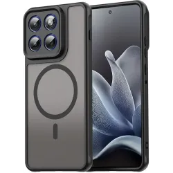 Phonesta AirFrost Back Cover Hülle mit MagSafe für Motorola Edge 70 - Mattschwarz