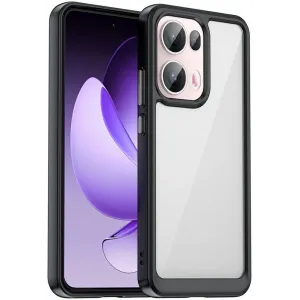 Phonesta Acrylic Hybrid Back Cover Hülle für Oppo Reno13 Pro - Schwarz