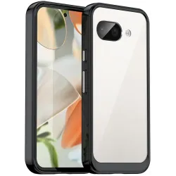 Phonesta Acrylic Hybrid Back Cover Hülle für Google Pixel 9a - Schwarz