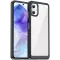 Phonesta Acrylic Hybrid Back Cover Hülle für Samsung Galaxy A06 4G - Schwarz