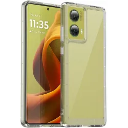 Phonesta Acrylic Hybrid Back Cover Hülle für Motorola Moto G85 - Transparent