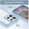 Phonesta Acrylic Hybrid Back Cover Hülle für Motorola Moto G75 - Blau 5