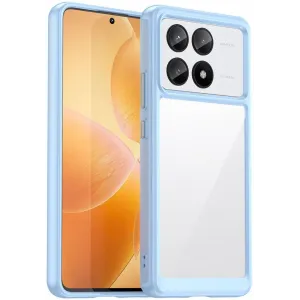 Phonesta Acrylic Hybrid Back Cover Hülle für Xiaomi Poco X6 Pro - Blau