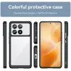 Phonesta Acrylic Hybrid Back Cover Hülle für Xiaomi Poco X6 Pro - Schwarz 8