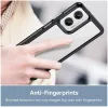 Phonesta Acrylic Hybrid Back Cover Hülle für Motorola Moto G35 - Schwarz 5