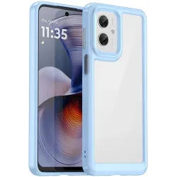 Phonesta Acrylic Hybrid Back Cover Hülle für Motorola Moto G55 - Blau