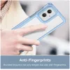 Phonesta Acrylic Hybrid Back Cover Hülle für Motorola Moto G55 - Blau 5