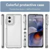 Phonesta Acrylic Hybrid Back Cover Hülle für Motorola Moto G55 - Transparent 1