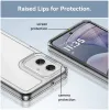 Phonesta Acrylic Hybrid Back Cover Hülle für Motorola Moto G55 - Transparent 5