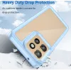Phonesta Acrylic Hybrid Back Cover Hülle für Motorola Edge 60 Neo/Edge 50 Neo / ThinkPhone 25 - Blau 2