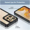 Phonesta Acrylic Hybrid Back Cover Hülle für Motorola Edge 60 Neo/Edge 50 Neo / ThinkPhone 25 - Schwarz 5