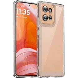 Phonesta Acrylic Hybrid Back Cover Hülle für Motorola Edge 50 - Transparent