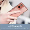 Phonesta Acrylic Hybrid Back Cover Hülle für Motorola Moto G04 / G04s / G24 / G24 Power / E14 - Transparent 4