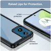 Phonesta Acrylic Hybrid Back Cover Hülle für Motorola Moto G04 / G04s / G24 / G24 Power / E14 - Schwarz 5