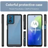 Phonesta Acrylic Hybrid Back Cover Hülle für Motorola Moto G04 / G04s / G24 / G24 Power / E14 - Schwarz 7