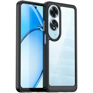 Phonesta Acrylic Hybrid Back Cover Hülle für Oppo A60 4G - Schwarz