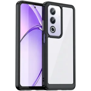 Phonesta Acrylic Hybrid Back Cover Hülle für Oppo A80 - Schwarz