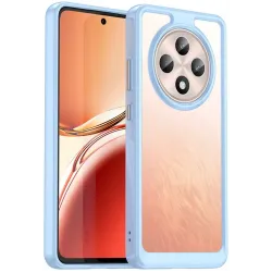 Phonesta Acrylic Hybrid Back Cover Hülle für Oppo Reno12 F/Reno12 FS - Blau