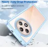 Phonesta Acrylic Hybrid Back Cover Hülle für Oppo Reno12 F/Reno12 FS - Blau 2