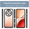 Phonesta Acrylic Hybrid Back Cover Hülle für Oppo Reno12 F/Reno12 FS - Schwarz 1