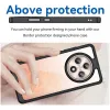 Phonesta Acrylic Hybrid Back Cover Hülle für Oppo Reno12 F/Reno12 FS - Schwarz 3