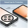Phonesta Acrylic Hybrid Back Cover Hülle für Oppo Reno12 F/Reno12 FS - Schwarz 5