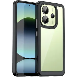 Phonesta Acrylic Hybrid Back Cover Hülle für Xiaomi Redmi Note 14 4G 164.8mm - Schwarz