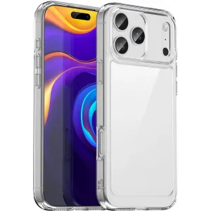 Phonesta Acrylic Hybrid Back Cover Hülle für Apple iPhone 17 Pro Max - Transparent