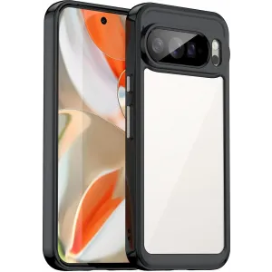 Phonesta Acrylic Hybrid Back Cover Hülle für Google Pixel 10 Pro XL - Schwarz