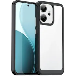 Phonesta Acrylic Hybrid Back Cover Hülle für Oppo Reno14 - Schwarz