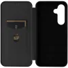 Phonesta Carbon Fiber Skin Book Wallet Klapphülle für Samsung Galaxy S24 FE - Schwarz 5