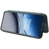 Phonesta Carbon Fiber Skin Book Wallet Klapphülle für OnePlus Nord 4 - Dunkelgrün 3