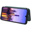 Phonesta Carbon Fiber Skin Book Wallet Klapphülle für Samsung Galaxy A16 - Dunkelgrün 3