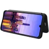 Phonesta Carbon Fiber Skin Book Wallet Klapphülle für Samsung Galaxy A16 - Schwarz 3