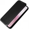 Phonesta Carbon Fiber Skin Book Wallet Klapphülle für Apple iPhone 17e/16e - Schwarz 5