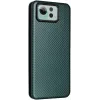 Phonesta Carbon Fiber Skin Book Wallet Klapphülle für Asus Zenfone 12 Ultra - Dunkelgrün 2