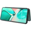 Phonesta Carbon Fiber Skin Book Wallet Klapphülle für Asus Zenfone 12 Ultra - Dunkelgrün 4