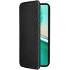 Phonesta Carbon Fiber Skin Book Wallet Klapphülle für Asus Zenfone 12 Ultra - Schwarz 1
