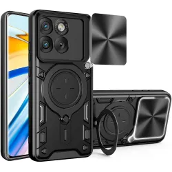 Phonesta CamLock Back Cover Hülle für Motorola Edge 70 - Schwarz